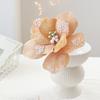 New 24CM Artificial Poinsettia Flower Sequins Sparkling Christmas Glitter Flower Glitter Sequins Flower New Year Festival