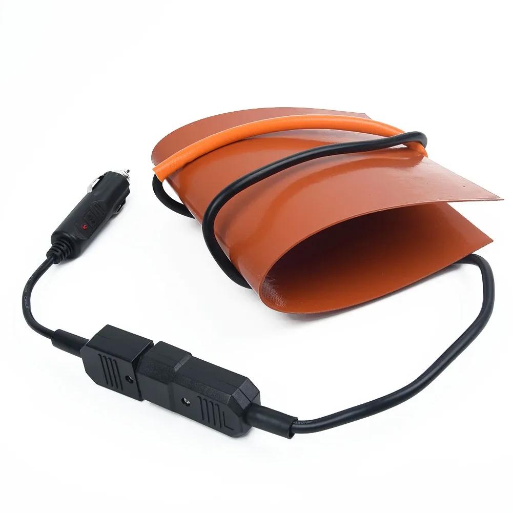 Silicone Heating Warm 12V 100W Pizza Hot Food Delivery Ba Heating Pad/Mat With 65 Degrees Celsius Thermostat