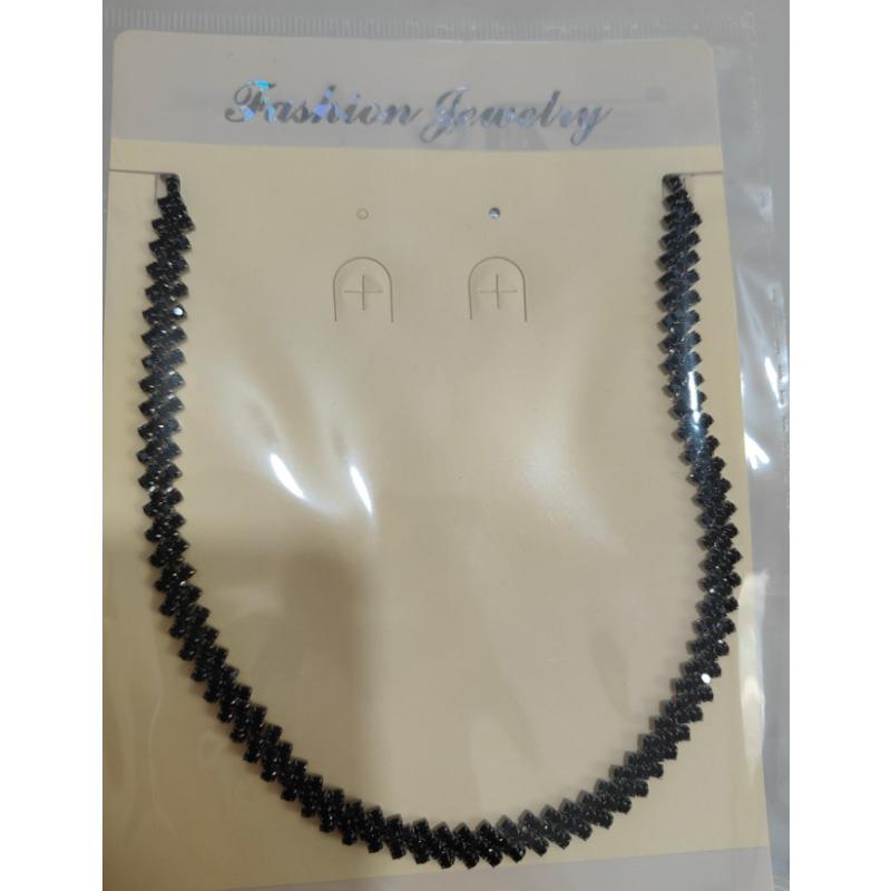 Lady's Sweet Necklace, Ear Ring and Bracelet. Unique Collar, Trendy and Fashionable, Versatile Neck Chain.