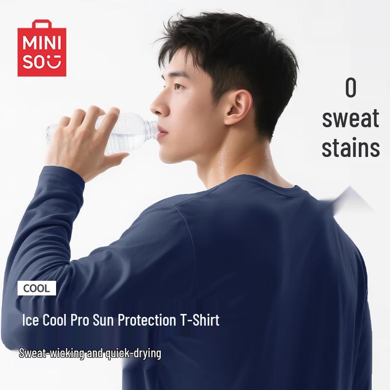 MINISO Men s Quick-Dry Long-Sleeve T-Shirt 3XL