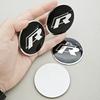 2026 Hot For VW VOLKSWAGEN 4pcs 65mm Car Hub Center Wheel Caps Sticker Logo R Badge Decal For Volkswagen VW Sagitar Passat Beetl