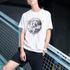 Li Ning Sports Fashion Series Letter Print Short Sleeve T-Shirt Men Tops White AHSM111-3