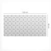 Vinyl Protective Mat With Modern Geometric Pattern 120X60 Cm