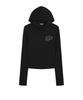 Pasion Slim Crystal Glam Hoodie Reißverschluss_Schwarz