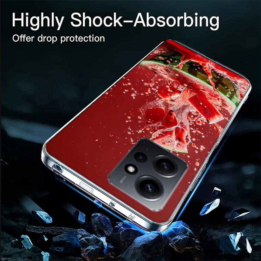 Watermelon Summer Fruit Phone Case For Redmi Note 14 15 Pro 5G 13 12 Pro Plus 11 11T 11E 11S 10 Pro 10S 9 9S Cover Cell Clear TP