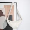 2025 New Versatile French Fashionable Croissant Niche Texture Dumpling Bag Crossbody Waist Sheepskin