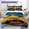 1PC Game Theme Bedding Quilt Set Quilt Cover Pillowcase Home Decoration Birthday Gift (1 * duvet cover + 2 * pillowcase, without core)A6