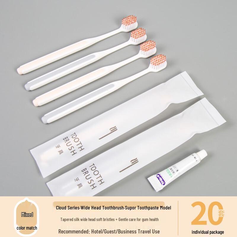 Alliance Individually Wrapped Disposable Toothbrushes with Toothpaste, 20 Count