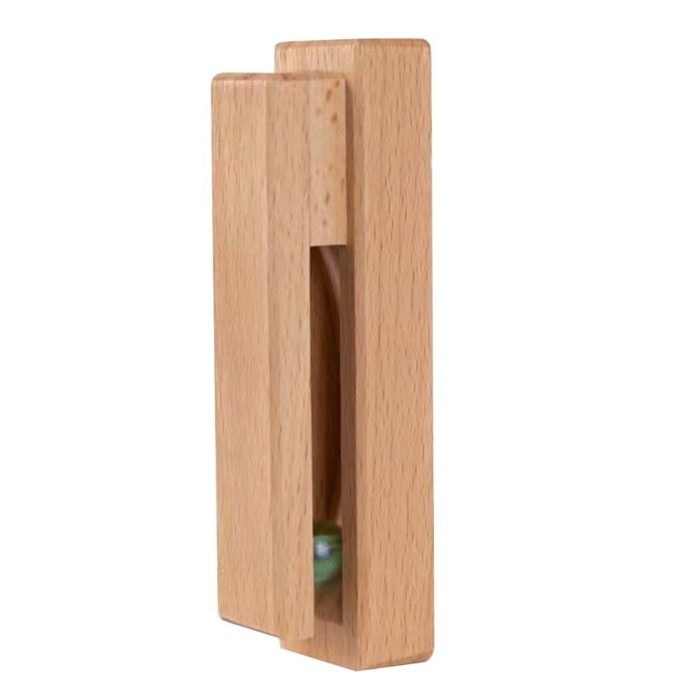 

Strong Adhesive Wood Wall Hook Wood Key Decor Holder Multi-Purpose Wooden Hook Scarves style 1
