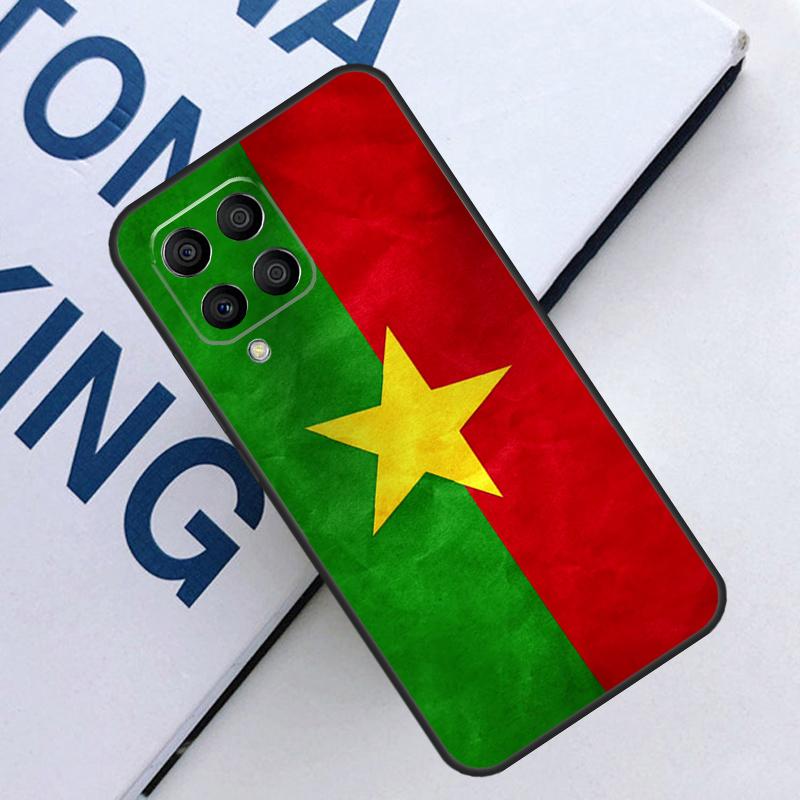 Burkina Faso Flagge Für Samsung Galaxy M35 M55 M14 M34 M54 M11 M21 M31 M13 M33 M53 M15 M12 M32 M52 M06 M16 Hülle