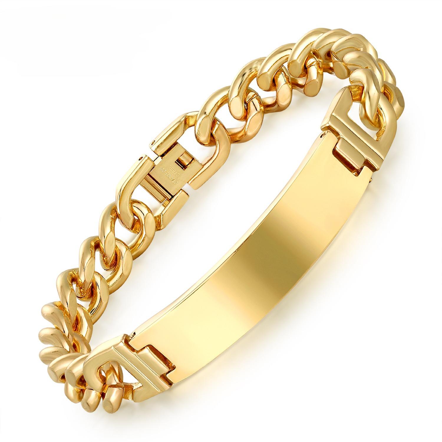 

Модный тренд 2025 Мужские простые и персонализированные украшения для рук Изогнутый браслет Ювелирный подарок 22cm