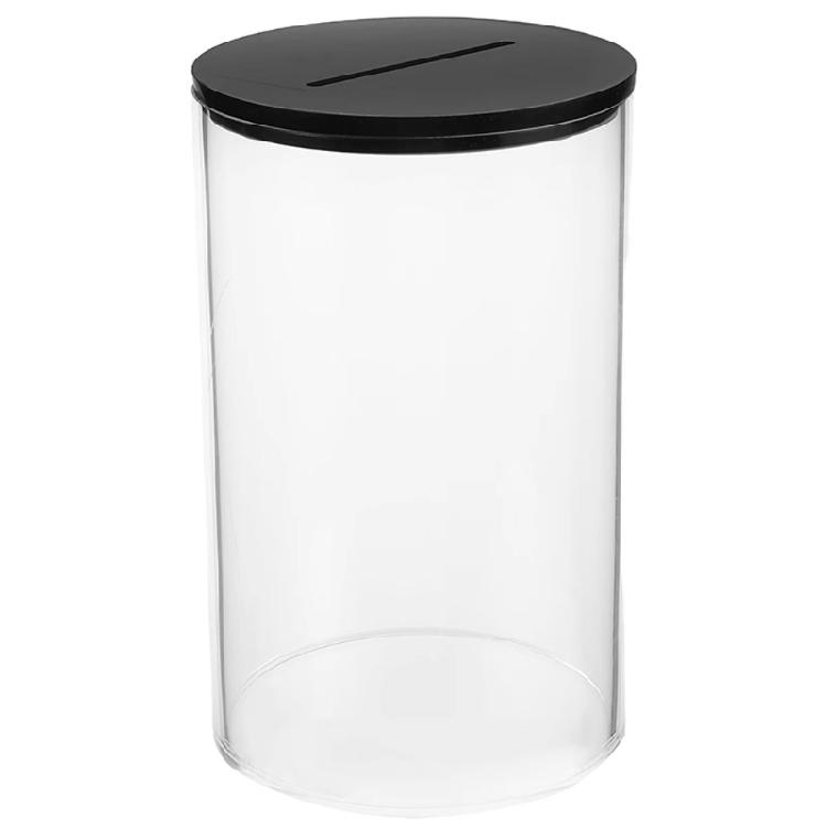 Прозрачные акриловые копилки Безопасная для детей конструкция Легкий доступ Съемные заглушки Современный домашний доступ S