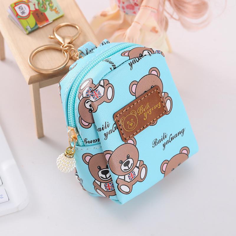Creative Bear Mini Backpack Keychain & Coin Purse – Japan & South Korea Design