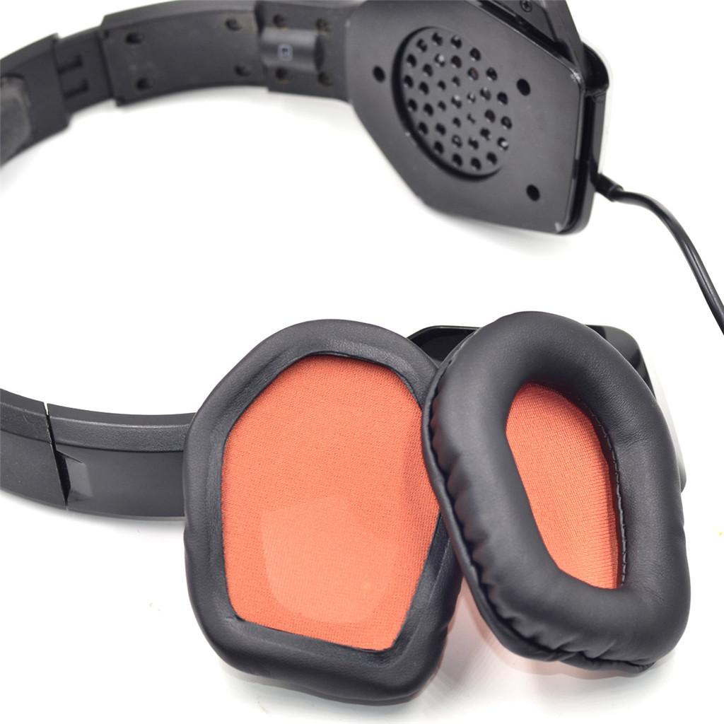 Portable Audio Ear Pads Cover for Tritton Warhead 7.1 Dolby / Katana Headphone Premium Leather Ear Pads