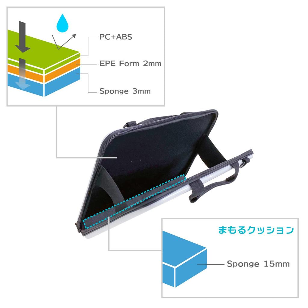 For School and New Members of In the GIGA School Preparing for School Entrance and Carrying Your PC Is Comes with a Shoulder Prevents Dropping and Can