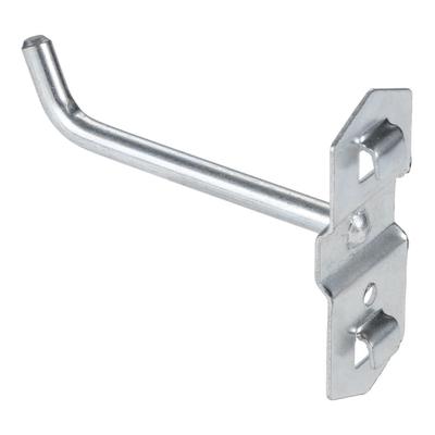 1 Stück Aufbewahrungsregal Lochwand Haken Werkzeughaken Hammer/Zange Schräger Haken 25/50/75/100/150/200mm Stahl Lochwandhaken
