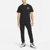 Nike T-shirt à Manches Courtes Décontracté à Col Ras du Cou pour Homme avec Imprimé Rayé au Dos Tops Noir DQ1882-010