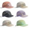 Sun Protection Breathable Hat Retro 5-panel Mesh Running Caps  Spring Summer
