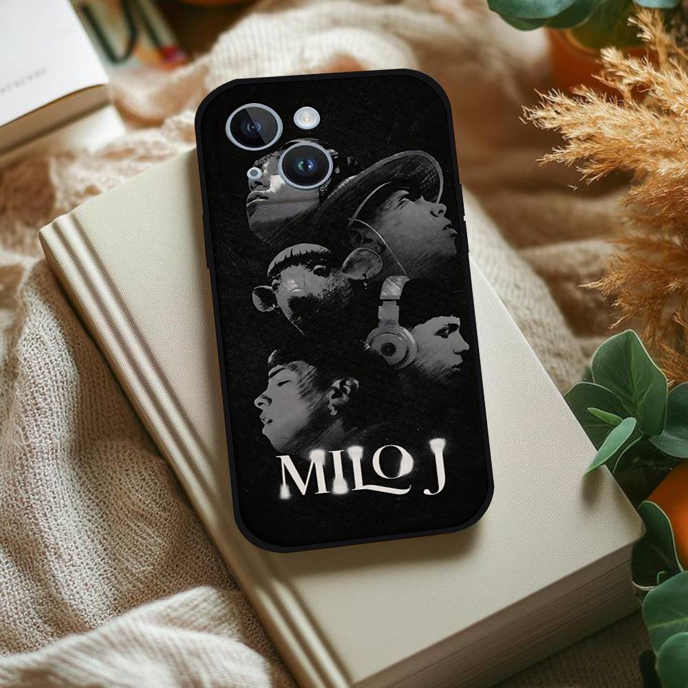 Singer M-Milo J Phone Phone Case For IPhone 1716 15 14 13 Pro Max 11 12 Mini X Xs XR Black Silicone Cover