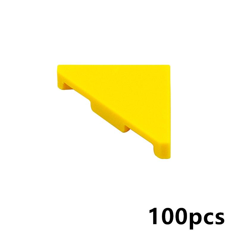 MOC DIY Building Blocks Special Tile 45° Cut 2x2 Triangular Tile Bricks Parts 35787 Assembles Particles creative Toys for Kids