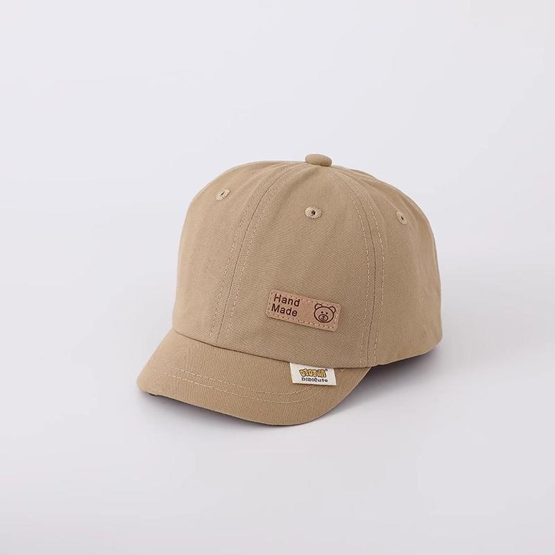 Solid Color Baby Baseball Cap Short Brim Baby Boys Girls Sun Hat Summer Adjustable Infant Toddler Duck Tongue Cap