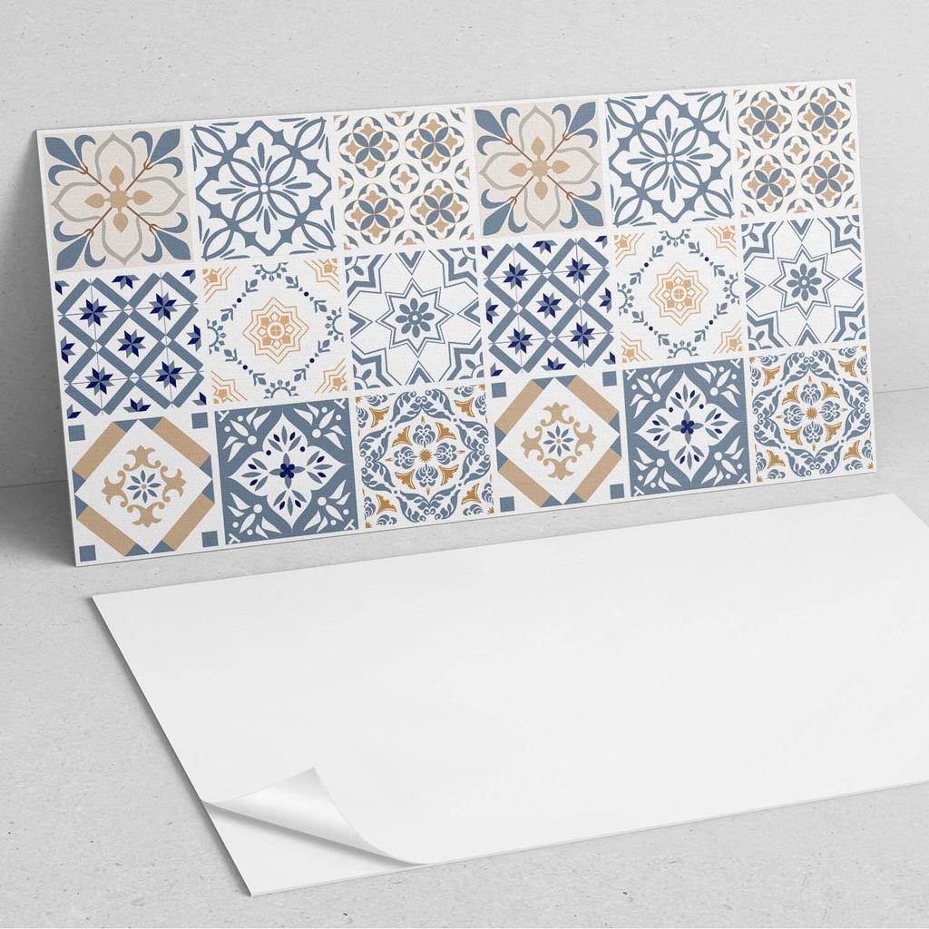 Komplet Kafelków Winylowych Z Motywem Do Kuchni Salonu Wzory Mozaikowe W Kratkę 10X40X20 Cm