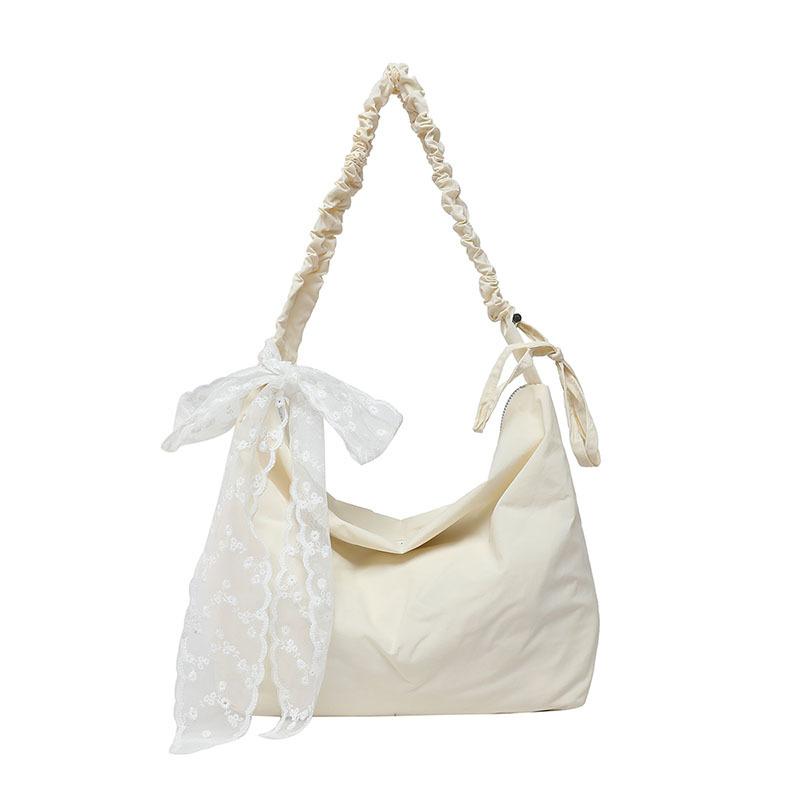 Large Capacity Versatile Tote Bag Women's New Canvas Bag Solid Color Shoulder Messenger Bag