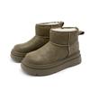 Women's Snow Boots Flat-soled, Non-slip Women Ankle Boots and Short Boots Winter Warm Slip-on Female Boots