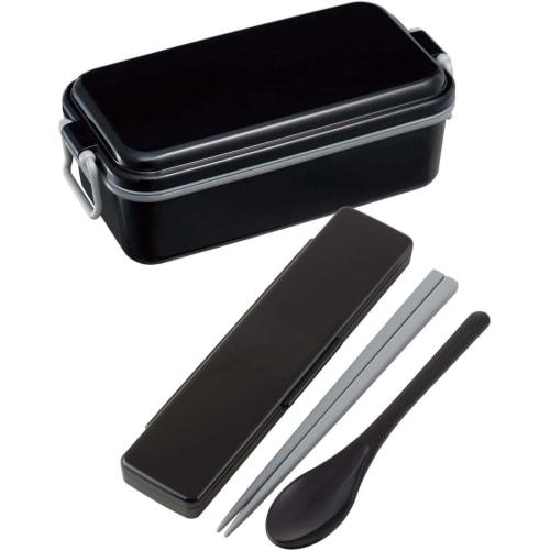 Skater Combi Set Antibacterial Chopsticks Spoon Set Chopsticks 21cm Rich Black CCS45SAAG-A