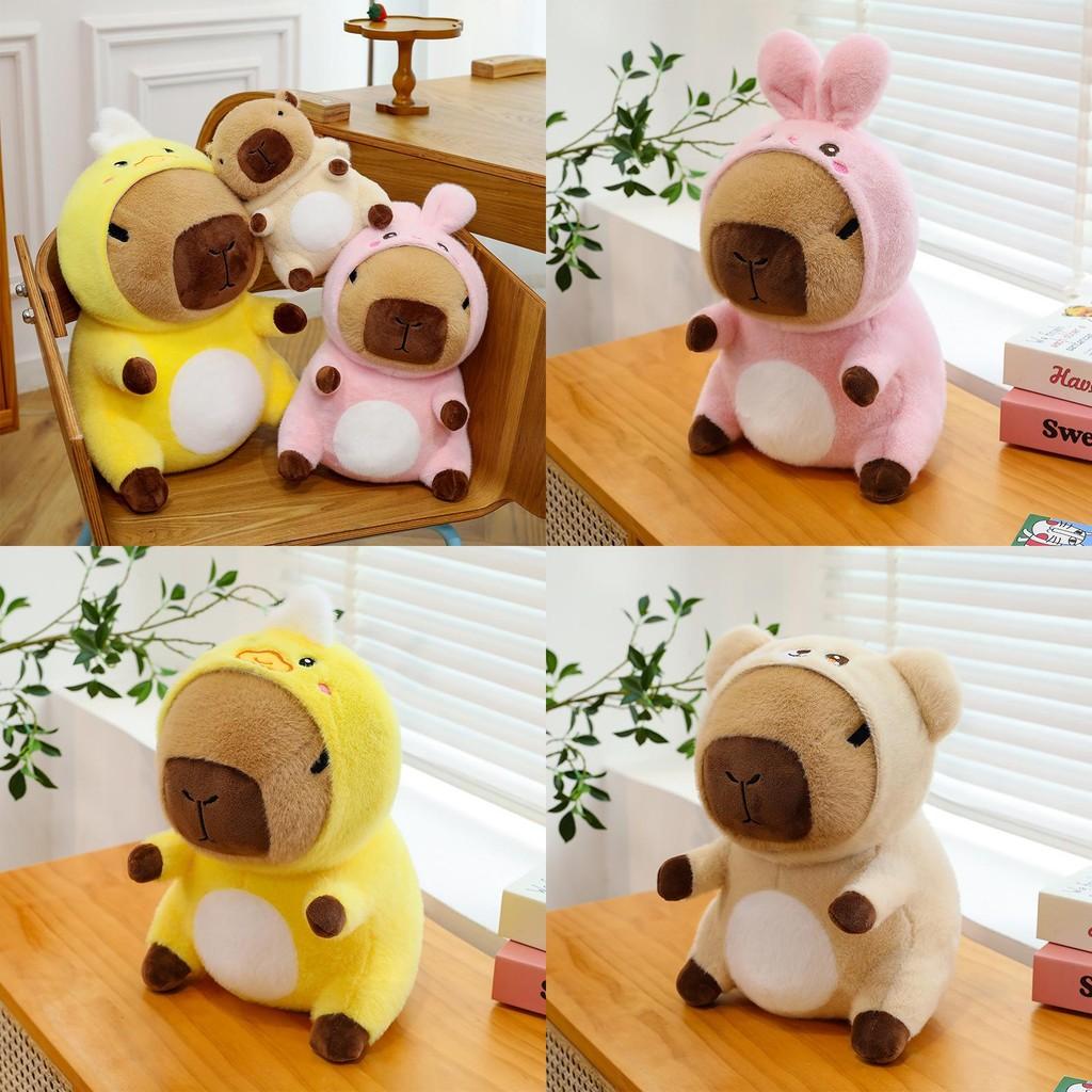 Duck Rabbit Bear Capybara Plush Toy Stuffed Animal Doll Decorations Cartoon