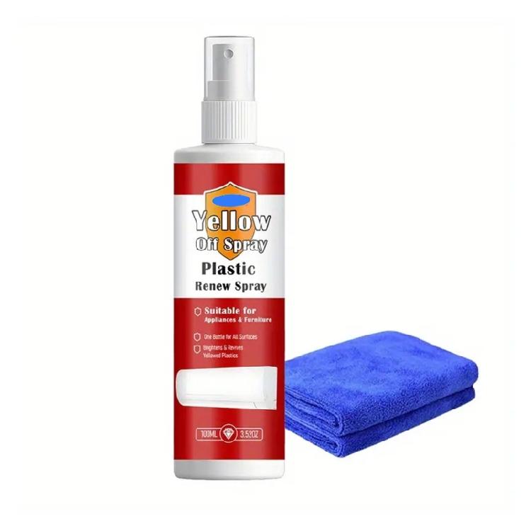 

Professional Plastic Brightener 100ml Multipurpose Cleaner for Daily Use On Appliances Walls Flooring Surfaces 1