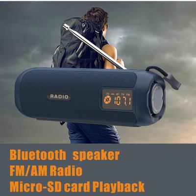 P12A Bluetooth-Lautsprecher: Tragbar, Outdoor, mit Kartenslot, Audioknopf, Radio, 4500mAh Akku
