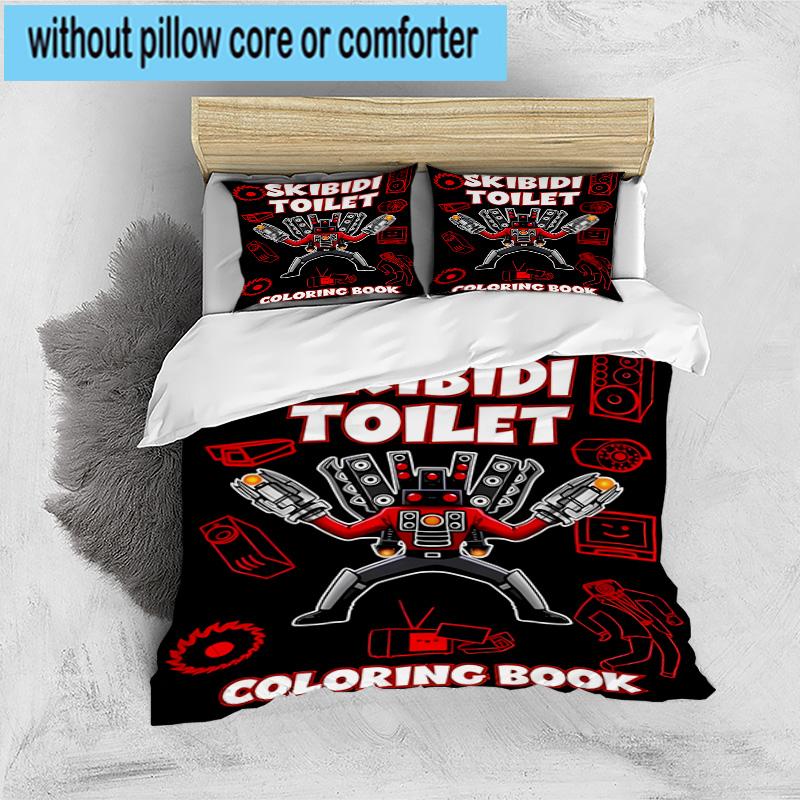 3PCS Cameraman robot 3pcs Bedding,Including 3PCS Duvet Cover And 2pcs Pillowcases Perfect for Christmas,Ideal for Bedroom, Dormitory