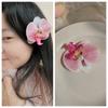 Artificial Orchid Flower Butterfly Hair Clips for Woman Girls Phalaenopsis Pearl Duckbill Hairgrips Hairpins Hair Accessories