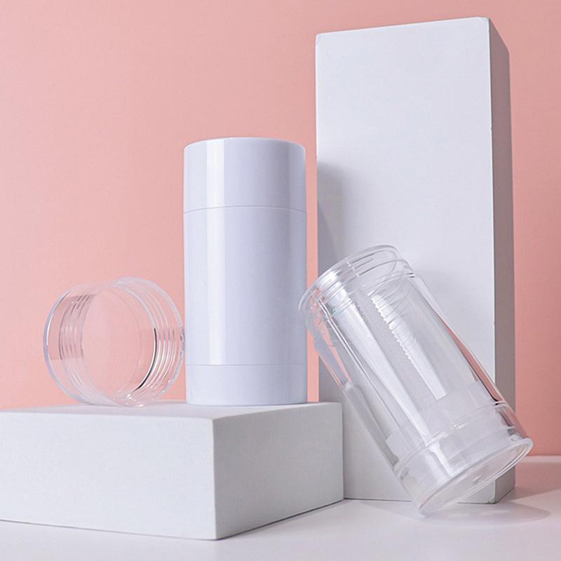 30G Empty Deodorant Containers Refillable Plastic Twist-Up Bottle For Diy Natural Crystal Deodorant Stick Cosmetics Tube