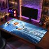 Erling Haaland Custom Large Mouse Pad, Personalized Name Text Print, Football Logo Non‑Slip Desk Mat Gaming Gift