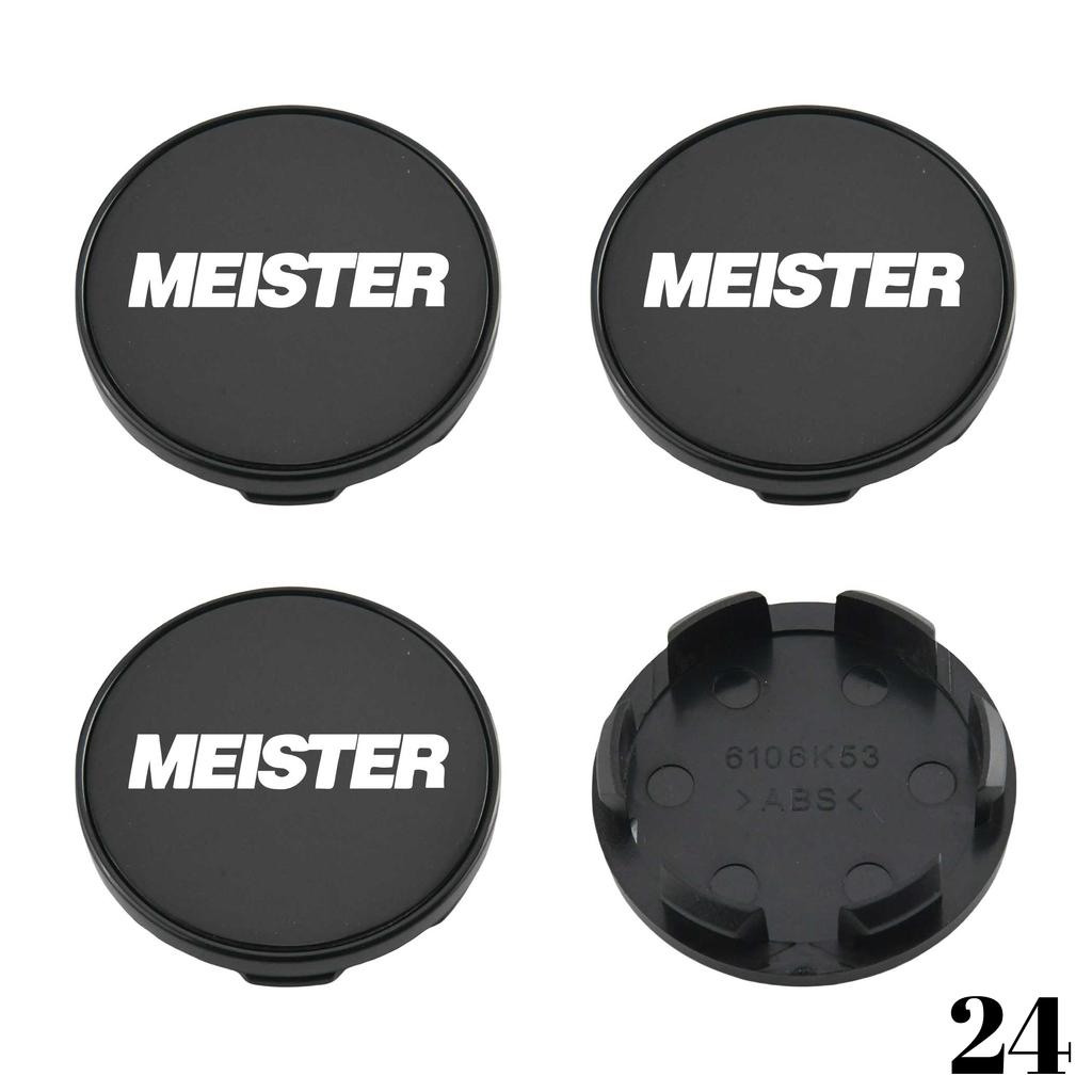 4PCS WORK Center Cap 53mm & 54mm Wheel Caps MEISTER VS EQUIP Emblem Wheel Cover Cap Hubcaps Car Rim Accessories