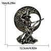 Halloween Figurine Decorative Sculpture Witch Statue Desktop Ornament Decor for Cabinet