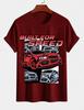 Unisexs Pure Cotton Solid Color Tshirt Casual Round Neck Short Sleeve Automotive Street Style Top