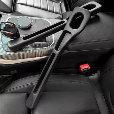 Organisateur Universel de Remplissage d'Espace de Siège de Voiture Rangement Cuir PU Anti-Chute 2 pièces
