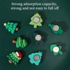 Christmas Tree Refrigerator Stickers Christmas Refrigerator Atmosphere Decoration Cute Resin Magnetic Refrigerator Stickers