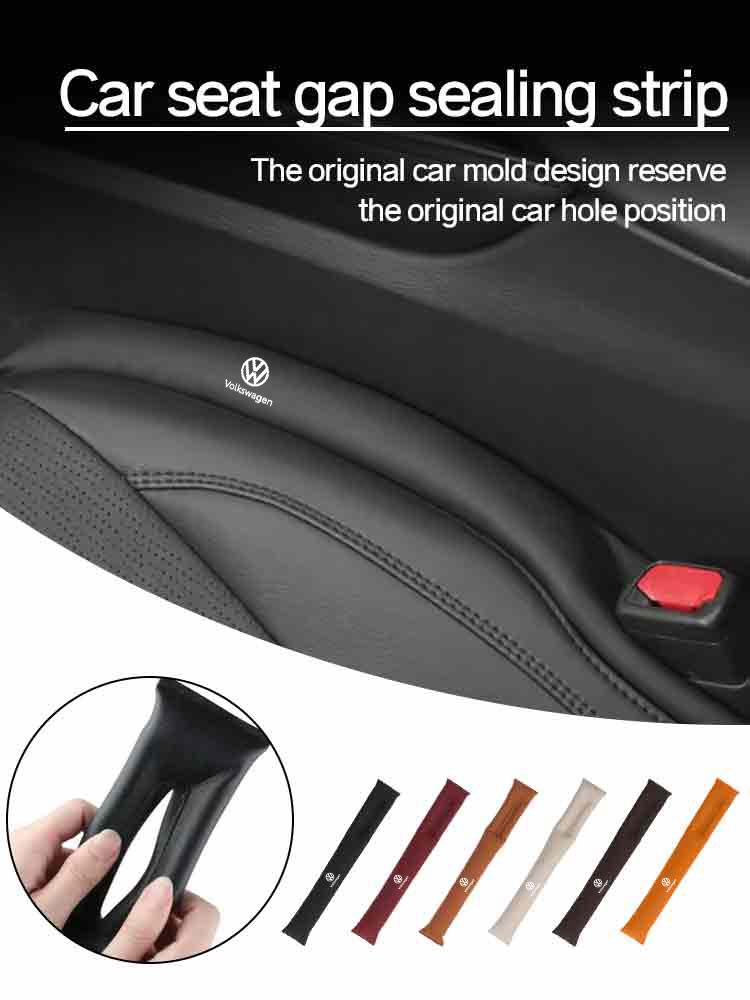 BIG1 Suede Car Interior Seat Gap Plug Filler Sealing Strip For Volkswagen VW Golf GTI Polo Passat Scirocco Tiguan Jetta T-ROC Touareg
