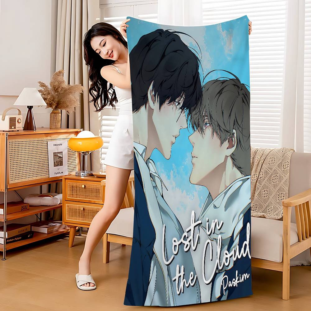 

Lost In The Cloud Beach Towels Shower Towel Sauna Travel Spa Microfiber Quick Dry Gym Accessories Cute Room Decor W40*H60(CM)
