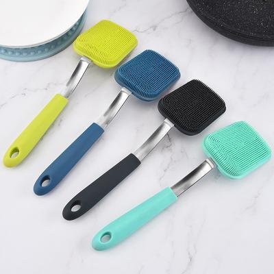Pot Washing Dishwashing Kitchen Utensils Cleaning Dish Brush Multifunctional Silicone Brush