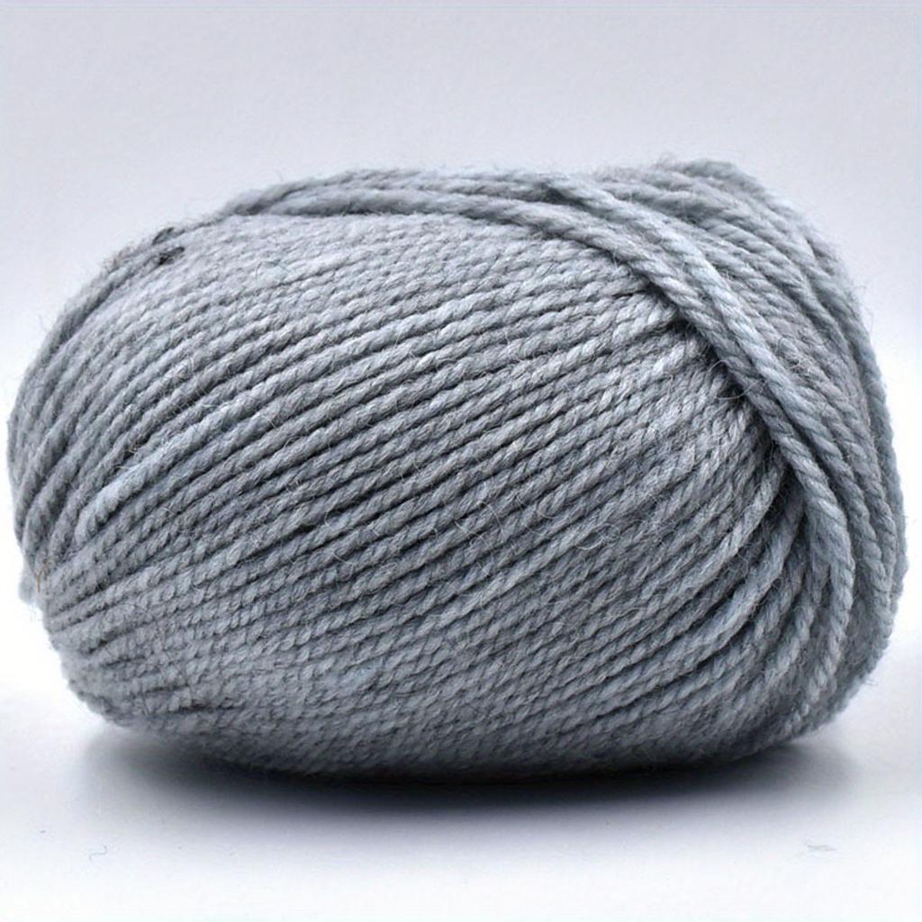 Worsted Weight Wool Yarn Soft & Durable Knitting Crochet Yarn for Cushions DIY Craft Yarn for Beginners