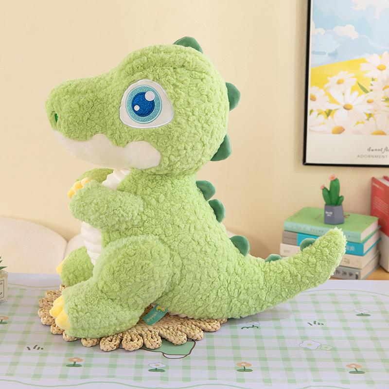 Big Eye Tyrannosaurus Rex Plush Toy Boy Birthday Gift Dinosaur Doll Home Pillow Case