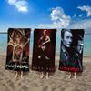 Horror TV H-hannibalS Microvezel Deken Sneldrogende Strandlakens Oversized Print Super Absorberend Zwembadlaken Deken