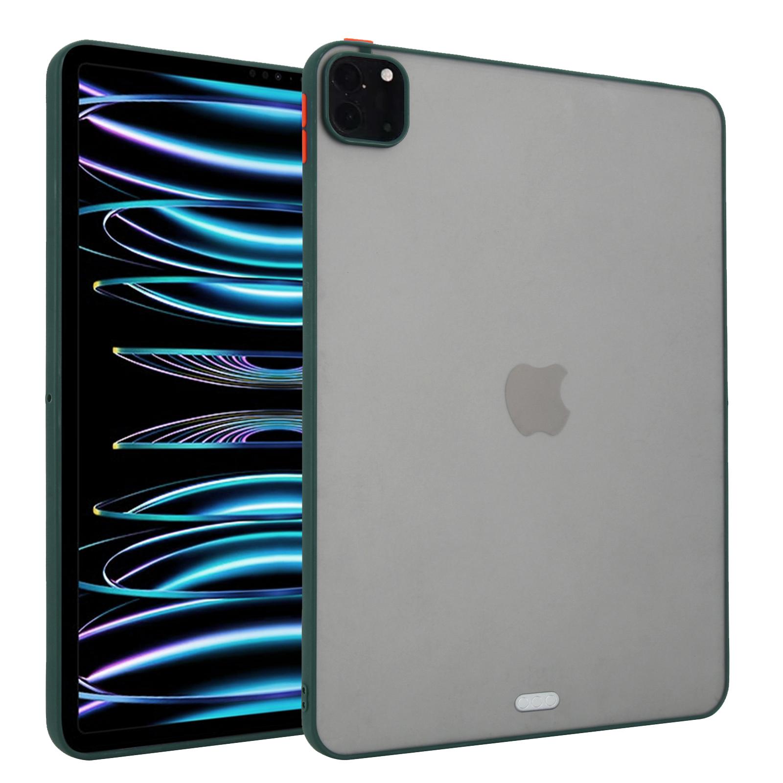 

Чехол для планшета для iPad Pro 12.9 (2022)/(2021)/(2020)/(2018) Матовый акриловый чехол из ТПУ с эффектом прикосновения к коже, противоударный D