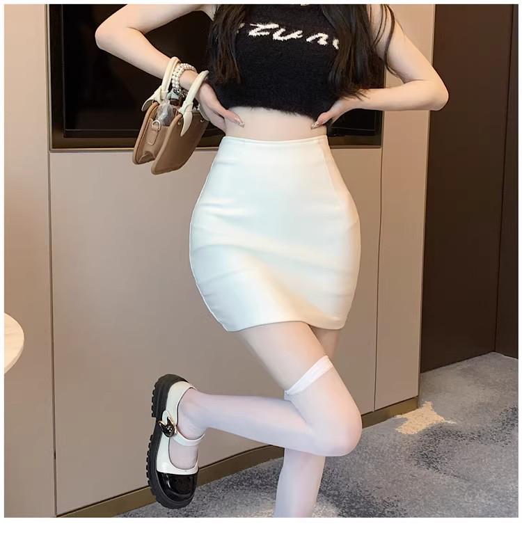 Women's XS Black Summer 2025 High Waist Bodycon Midi Pencil Skirt