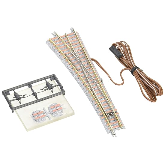 TOMIX N Gauge Electric Composite Tie Turnout N-PL541-15-SY F 1282 Model Train Supplies